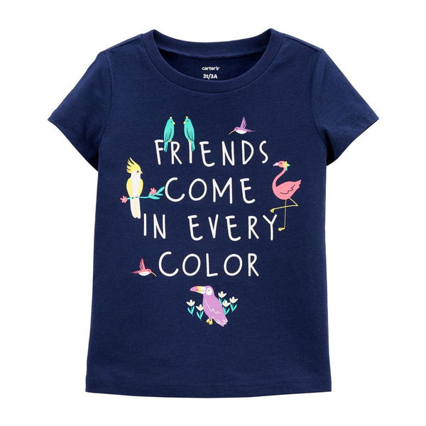 Carter's Friends In Every Color Jersey Tee For Kids, 6-6X - Hatolna Shop
