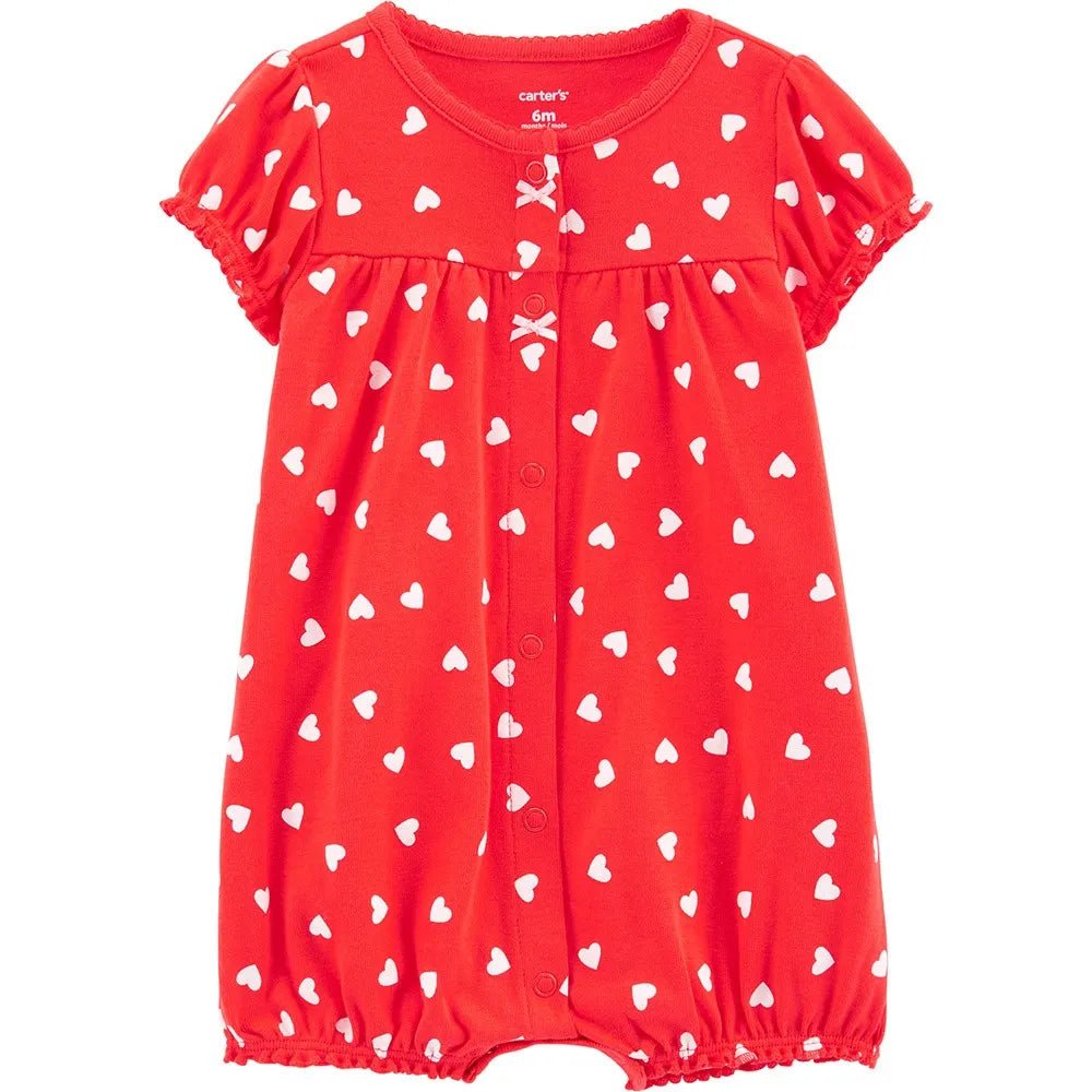 Carter's Heart Snap-Up Romper For Baby, 24M - Hatolna Shop