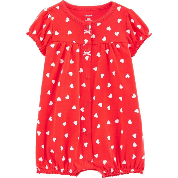 Carter's Heart Snap-Up Romper For Baby, 24M - Hatolna Shop