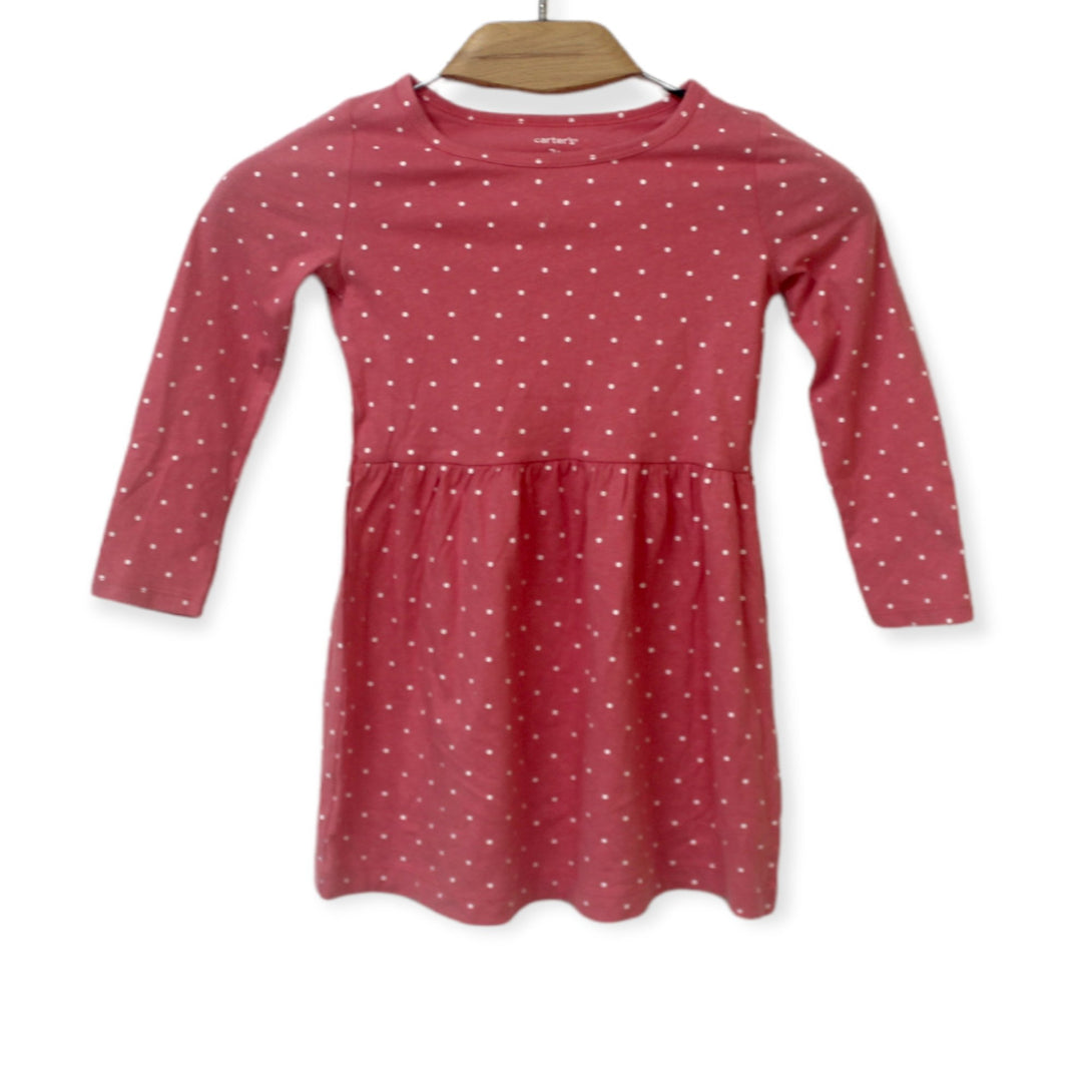 Carter's Polka Dress For Kids, 3T - Hatolna Shop