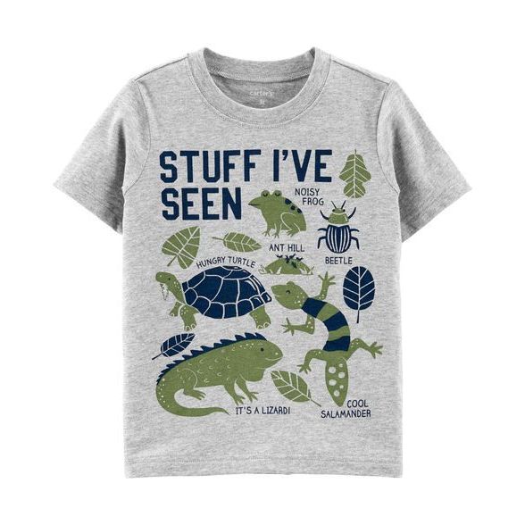Carter's Reptile Jersey Tee For Baby, 12M - Hatolna Shop