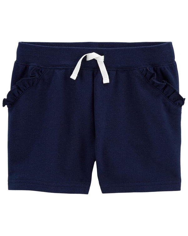 Carter's Ruffle Pull-On French Terry Shorts - Hatolna Shop