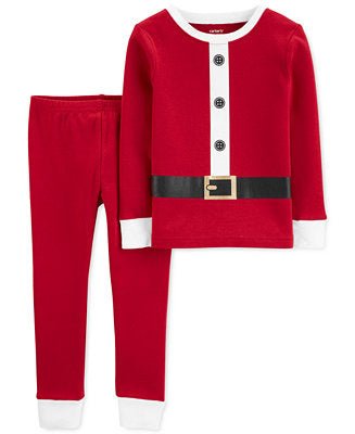 Carter's Santa Suit Pajama For Kids, 3T - Hatolna Shop