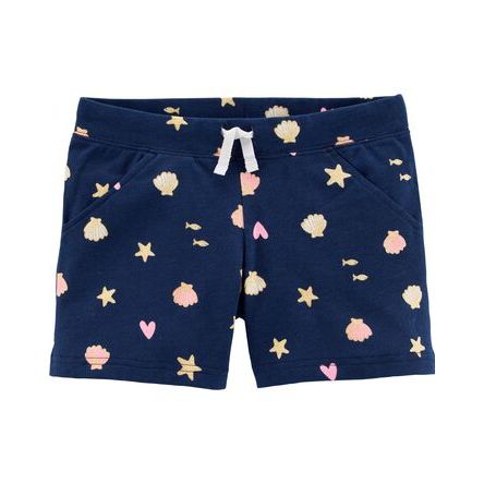 Carter's Seashell Pull-On French Terry Shorts For Kids - Hatolna Shop