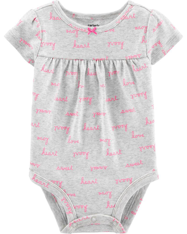 Carter's Sweet Heart Bodysuit For Baby - Hatolna Shop