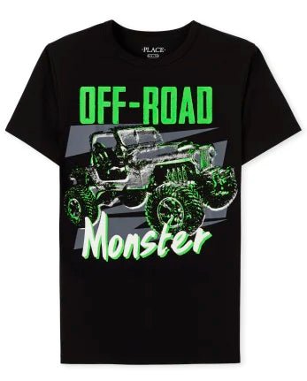 Ch. Place Boys Monster Truck Graphic Tee For Kids, 7-8T - Hatolna Shop