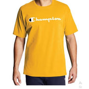 Champion RW Script Logo T-Shirt – Yellow, 14-16T - Hatolna Shop
