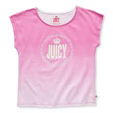 Juicy Couture Little Girls Round Neck Tee, 4-5T+