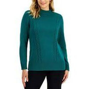 Karen Scott Women's Cotton Cable-Knit Sweater, XL +