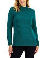 Karen Scott Women's Cotton Cable-Knit Sweater, XL */