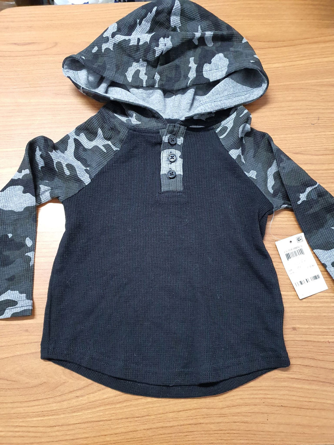 Epic Threads Hooded Shirt For Kids, 2T - Hatolna Shop