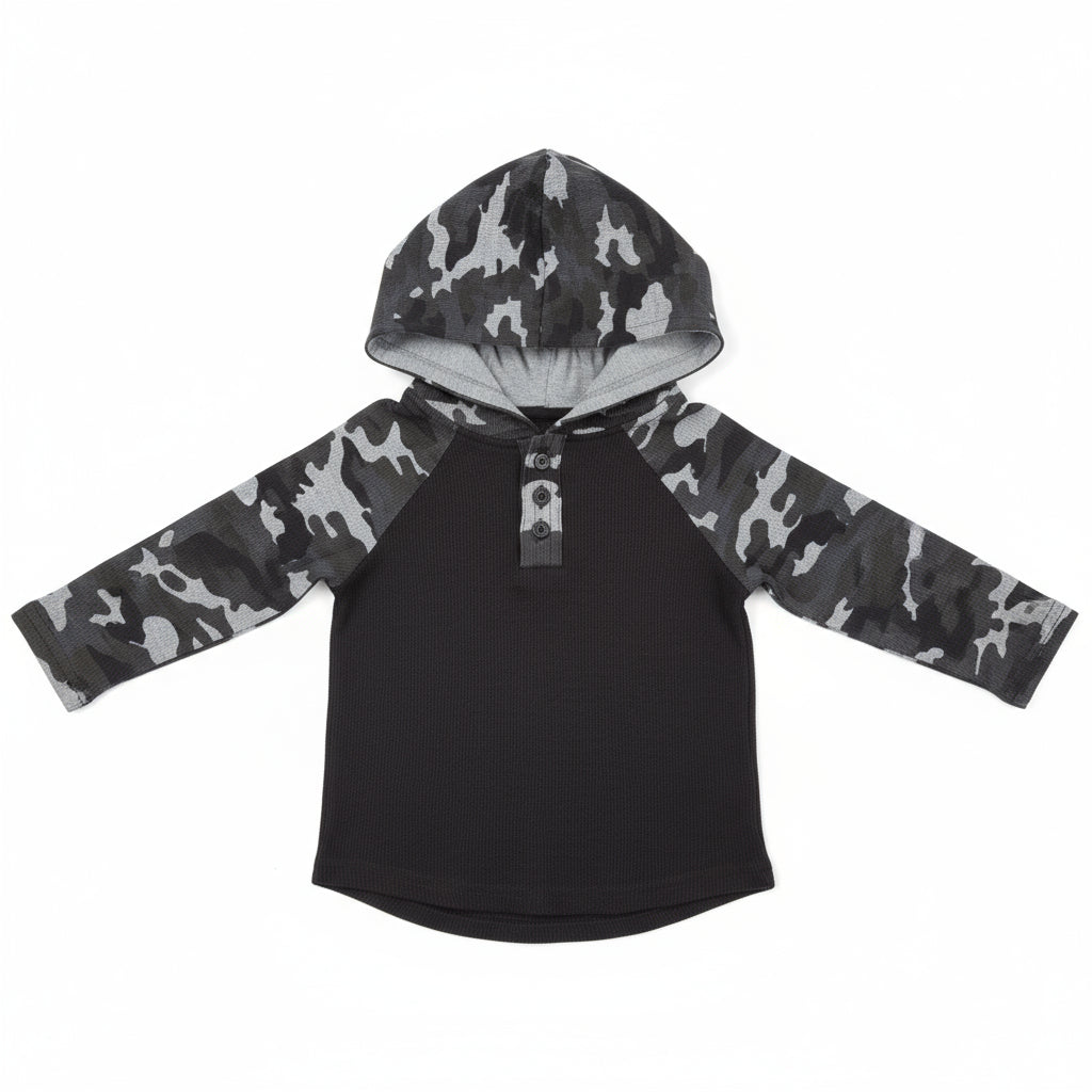 Epic Threads Hooded Shirt For Kids, 2T - Hatolna Shop