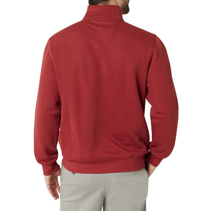 Chaps Men's Everyday Fleece Quarter Zip Mockneck Sweatshirt, L +