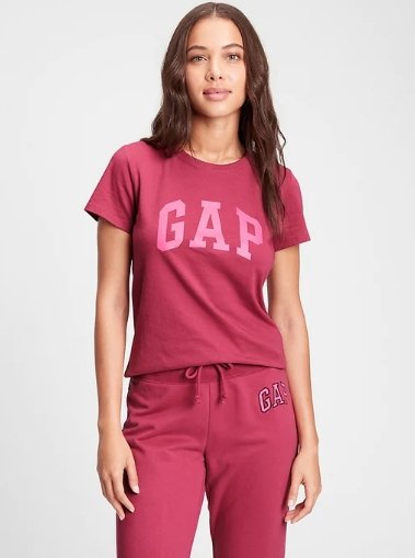 GAP Logo T-Shirt For Women, M - Hatolna Shop