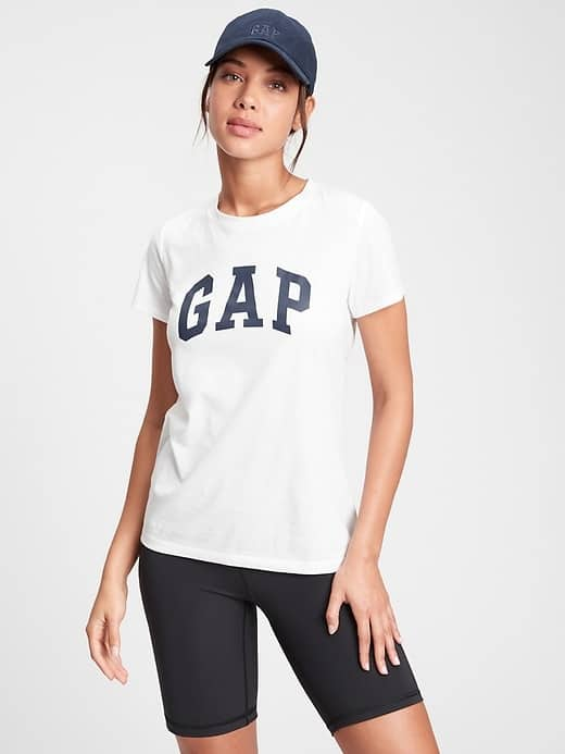 GAP Logo Tee For Women, L - Hatolna Shop