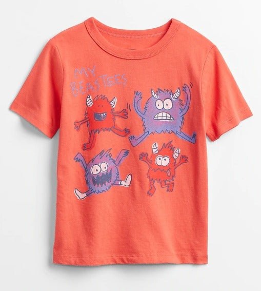 GAP Printed T-shirt For Kids, 4T - Hatolna Shop