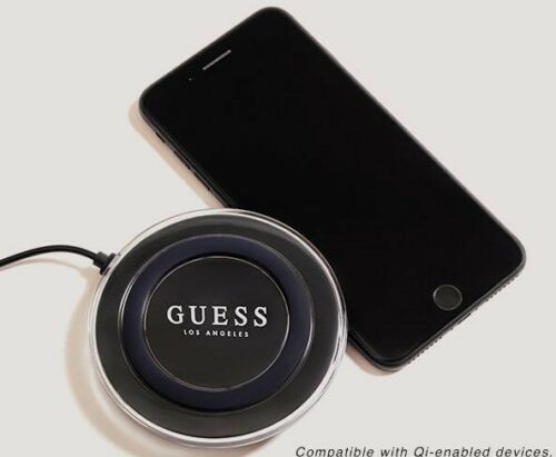 Guess Black Qi-Enabled Smartphone Wireless Phone Charger - Hatolna Shop