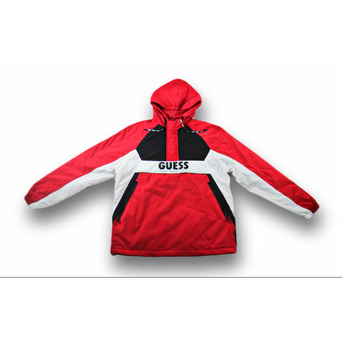 Guess Boleyn Colorblock Windbreaker For Men, S - Hatolna Shop