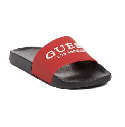 Guess Evoke Logo Slides, Size 8 - Hatolna Shop