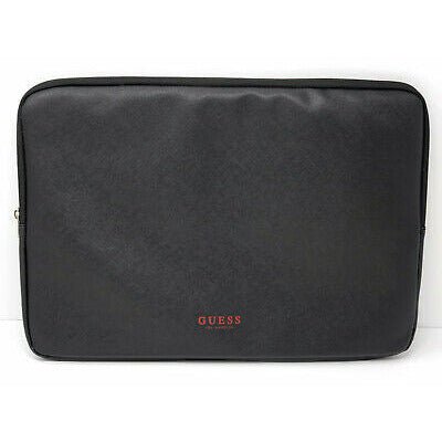Guess Faux Leather Logo Laptop Sleeve Case Cover - Hatolna Shop