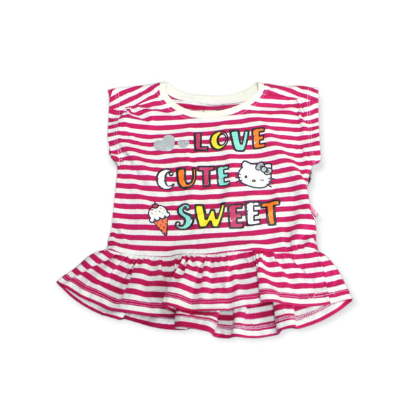 Hello Kitty T-shirt For Baby, 12M - Hatolna Shop