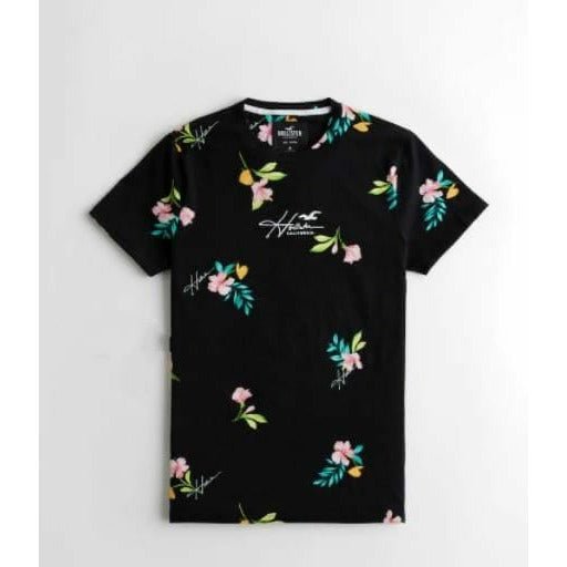 Hol. Floral Tee For Men, XL - Hatolna Shop