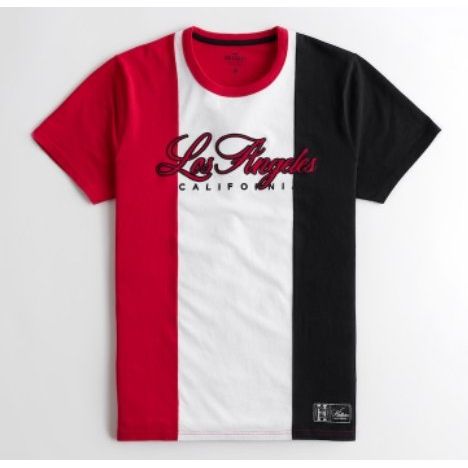 Hol. Guys Embroidered Logo Graphic Tee, M - Hatolna Shop