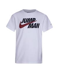 Jordan Big Boys Jump Man Strong Logo Graphic T-shirt - Hatolna Shop