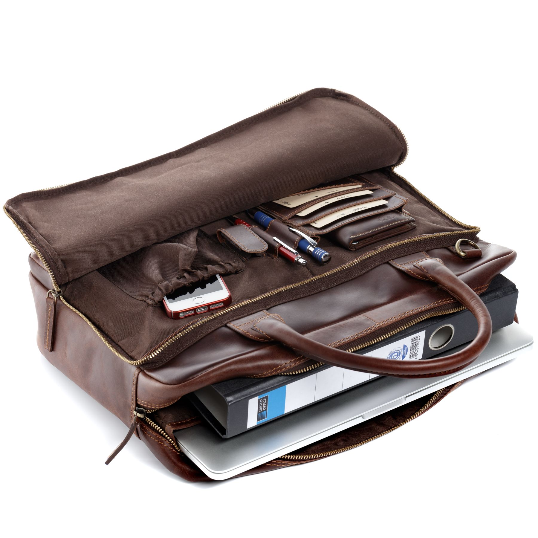 Laptop bag RYAN Natural Leather - Hatolna Shop
