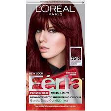 L'Oreal Paris Feria Multi-Faceted Shimmering Permanent Hair Color, R48 Red Velvet (Intense Deep Auburn), Hair Dye - Hatolna Shop