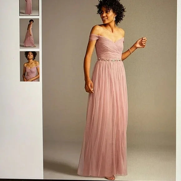 iEFiEL Bridal Off the Shoulder Dress, Size: 6 +