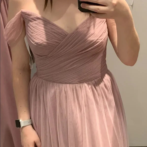 iEFiEL Bridal Off the Shoulder Dress, Size: 6 +