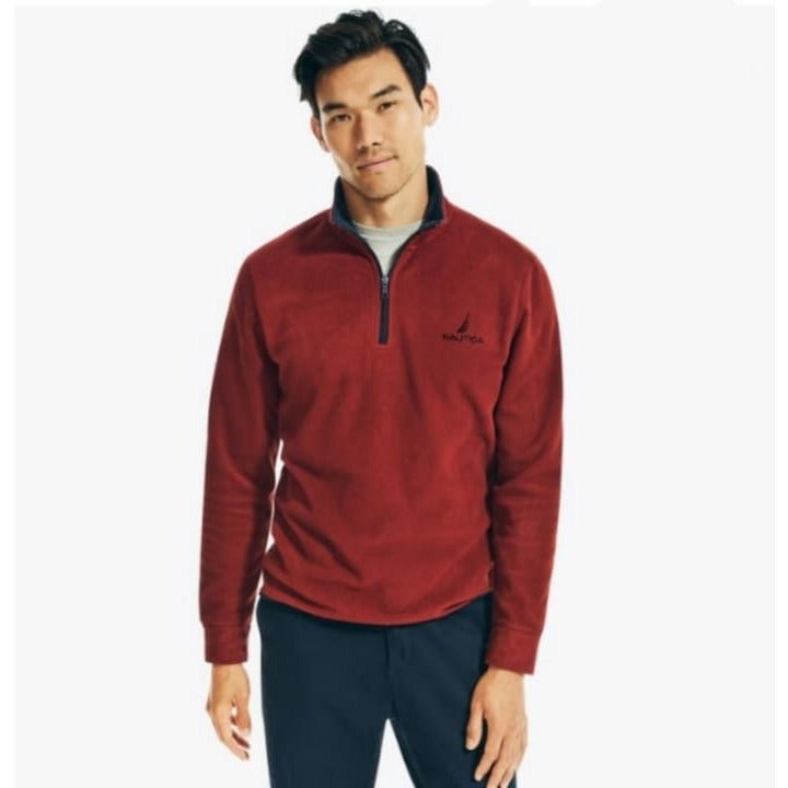 Nautica Half Zip-up Sweatshirt For Men, XL - Hatolna Shop