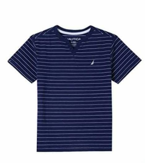 Nautica Striped Tee For Kids, 14-16T - Hatolna Shop