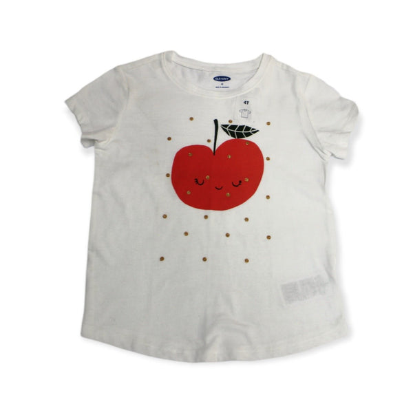 Old Navy Apple Tee For Kids, 4T - Hatolna Shop