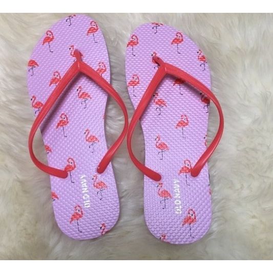 Old Navy Flamingo Flip-Flops Slipper For Women, Size 39 - Hatolna Shop