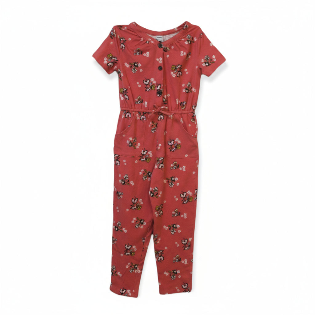 Old Navy Floral Jumpsuit For Kids, 5T - Hatolna Shop