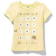 Old Navy Flowers T-shirt For Kids, 5T - Hatolna Shop