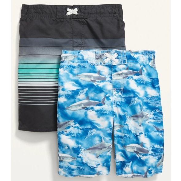 Old Navy Printed Board Shorts 2-Pack for Kids, 14-16T - Hatolna Shop
