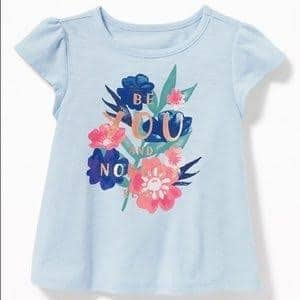 Old Navy Printed T-shirt For Kids - Hatolna Shop