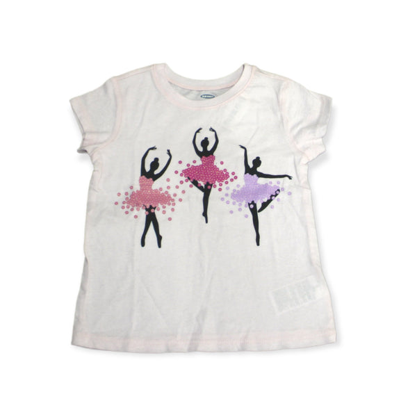 Old Navy Sweet Ballerina Tee For Kids, 2T - Hatolna Shop