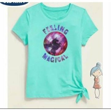 ON Unicorn T-shirt For Girls, 16T - Hatolna Shop