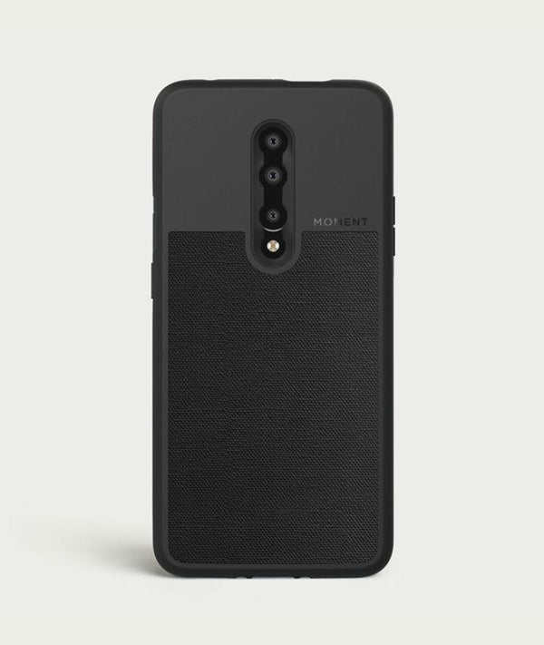 Oneplus 7 Pro Moment Case (Black Canvas) *