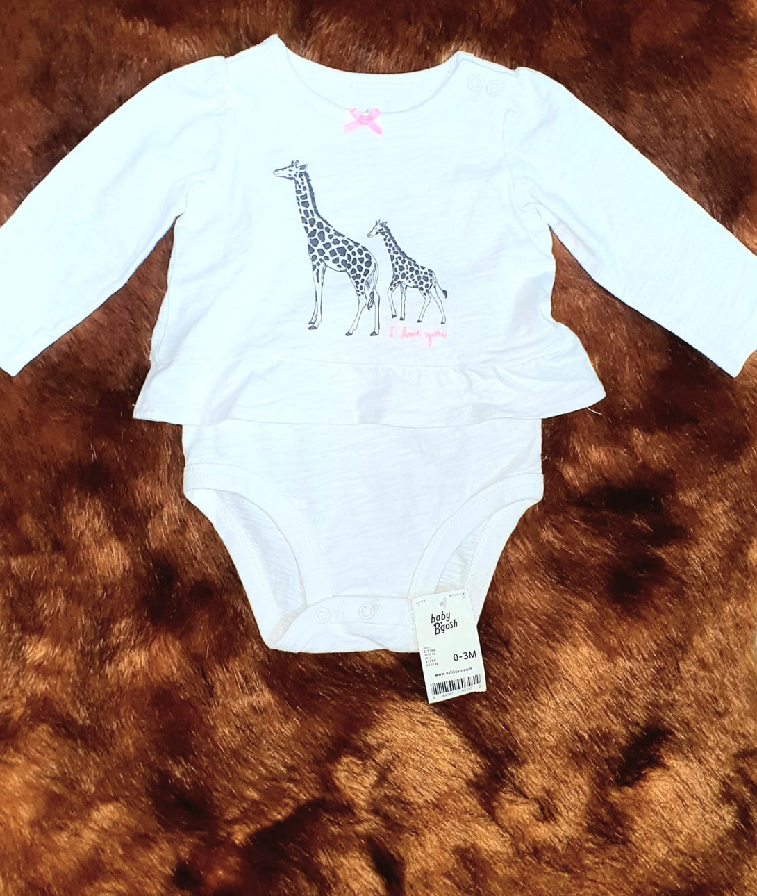 Oshkosh Bodysuit For Baby, 0-3M - Hatolna Shop