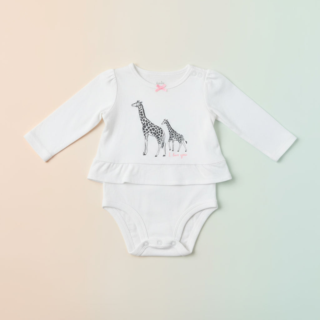 Oshkosh Bodysuit For Baby, 0-3M - Hatolna Shop