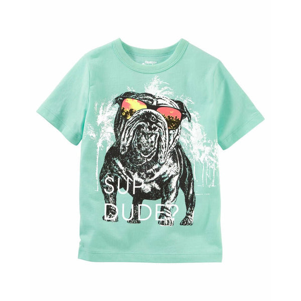 Oshkosh Dog Graphic Tee For Kids, 5T - Hatolna Shop