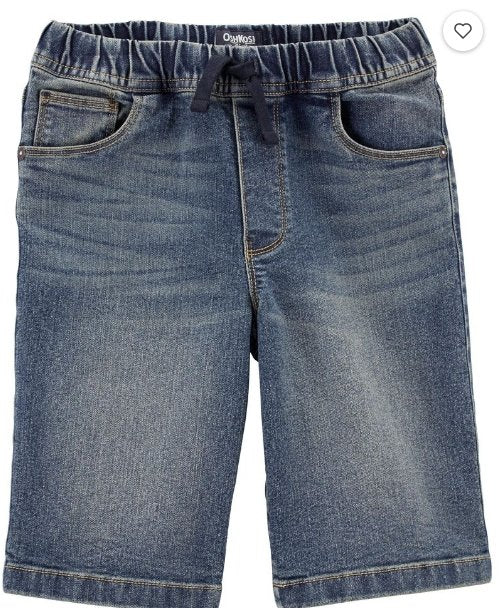 Oshkosh Pull-On Denim Shorts, 14T - Hatolna Shop
