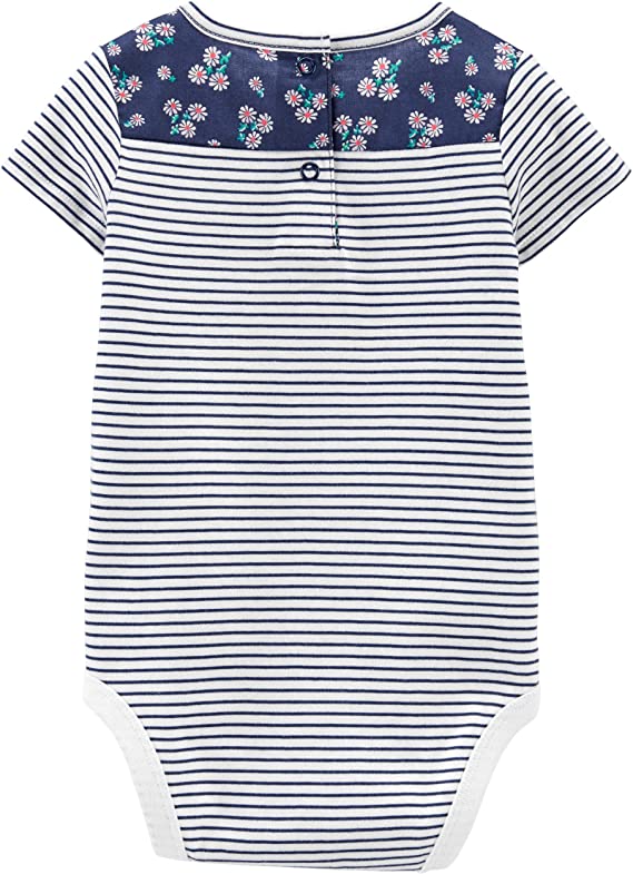 Oshkosh Striped Bodysuit For Baby, 24M - Hatolna Shop