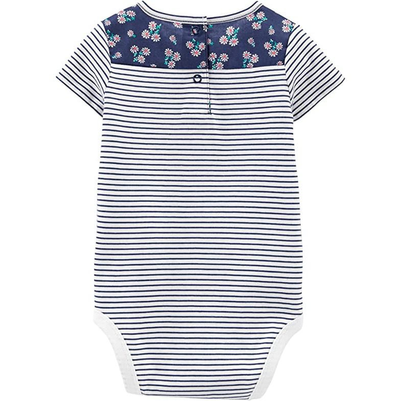 Oshkosh Striped Bodysuit For Baby, 24M - Hatolna Shop
