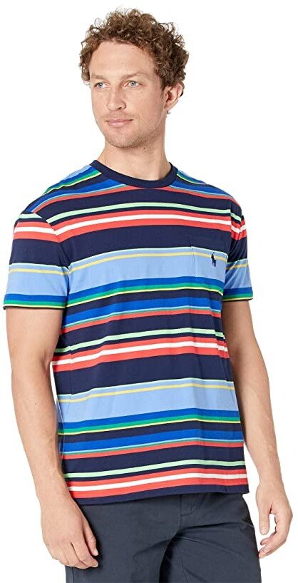 Polo Ralph Classic Fit Striped Pocket T-Shirt, XXL - Hatolna Shop